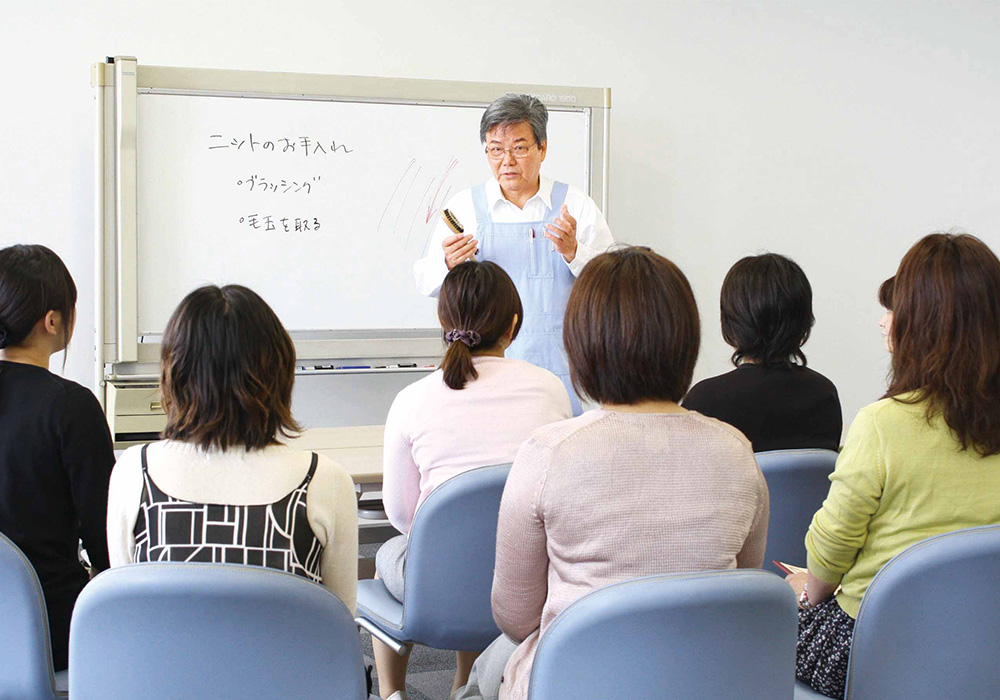 洗濯塾の講義の様子
