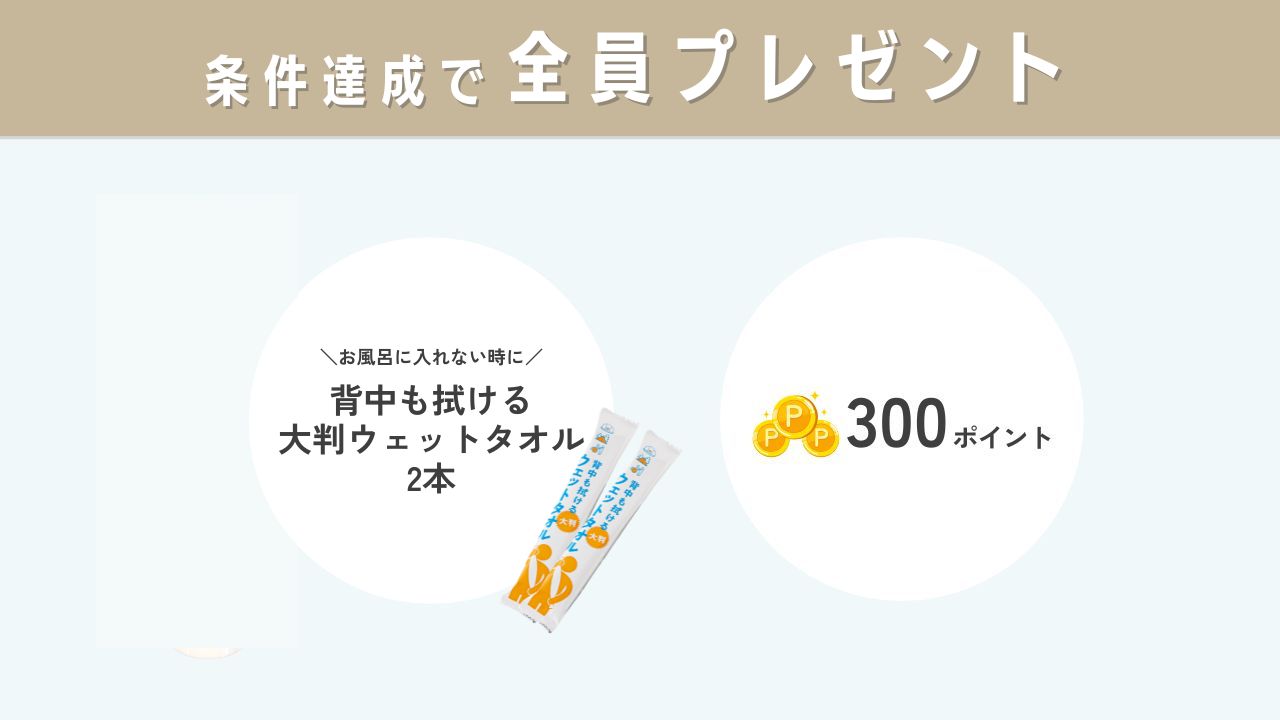 レビューでプレゼントキャンペーン