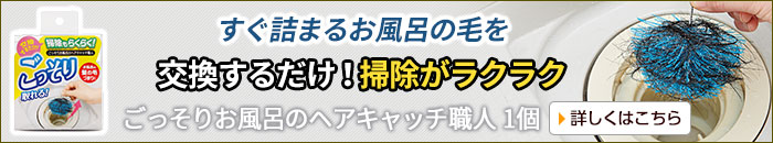 ごっそりお風呂のヘアキャッチ職人