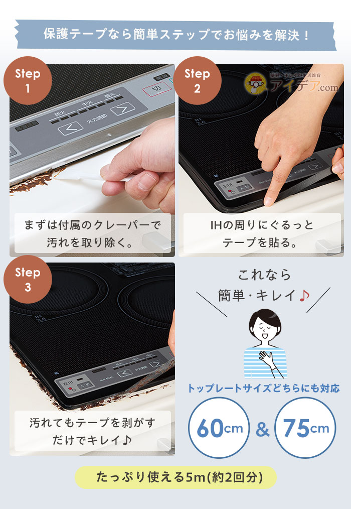 保護テープなら簡単ステップでお悩みを解決!