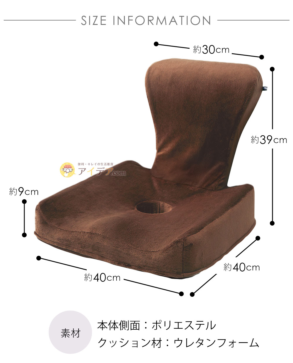 商品サイズ：40×40×39cm