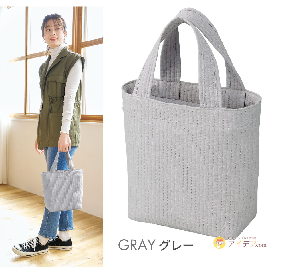 ふんわり軽量。 なのに機能的。 いつも持ち歩きたくなる ヌビバッグ