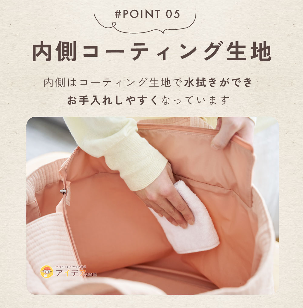 内側コーティング生地