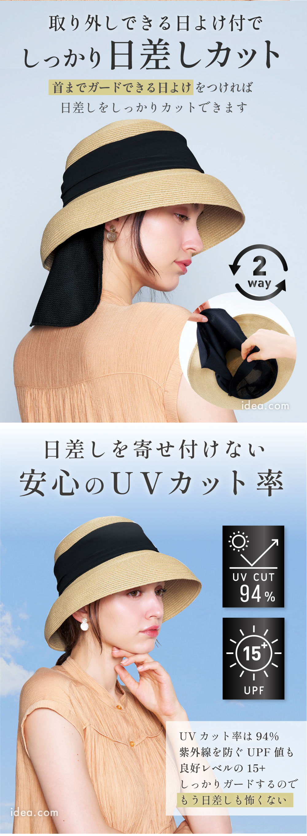 サンブロックラボビューティー ブレードハット コジット
