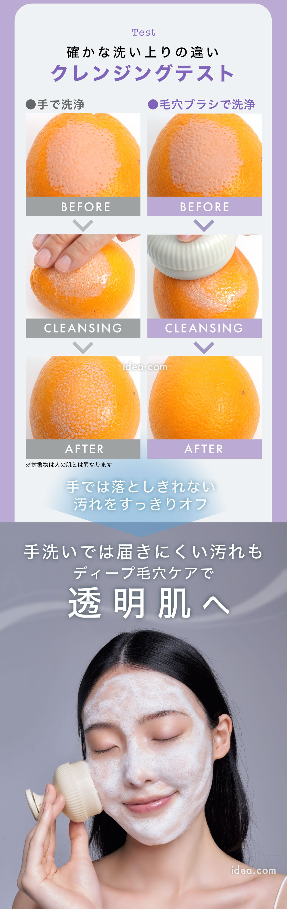 クレンジングテスト