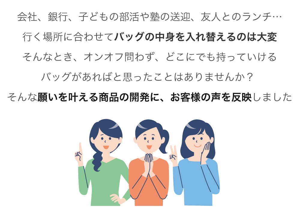 バッグにもなるスキミング対策バッグイン:欲しかったのはどこにでも持っていけるバッグ