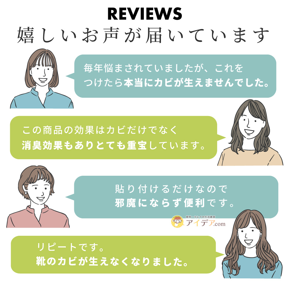 パワーバイオげた箱のカビきれい:レビュー