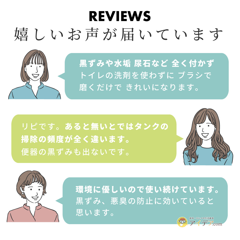 パワーバイオトイレのキバミ・臭いに:レビュー