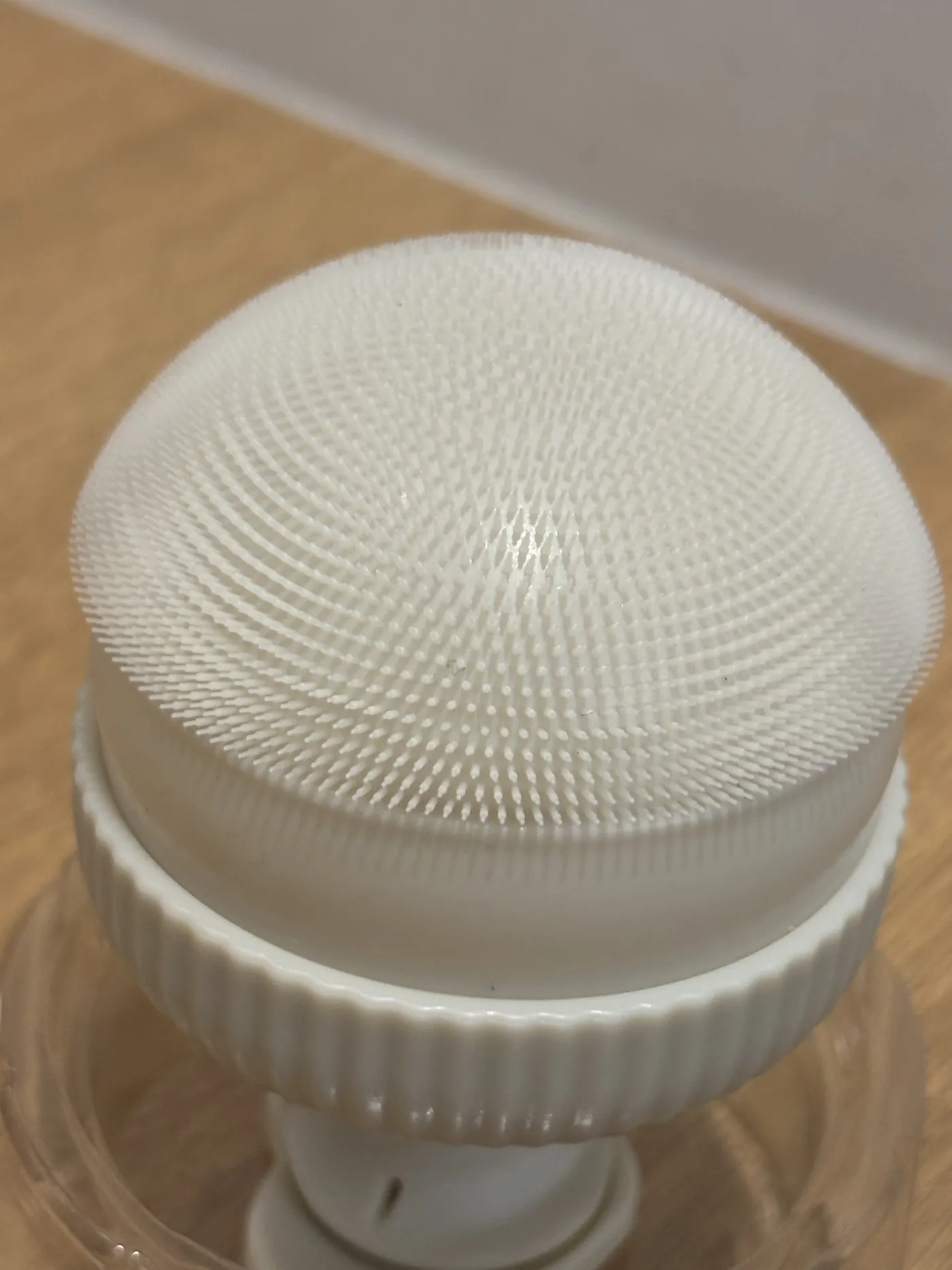 空気を入れた山型の状態