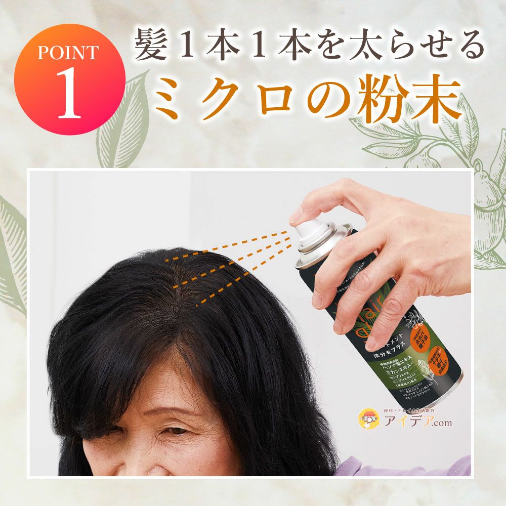 ボタニ・ヘアグローPLUS｜白髪対策や髪の毛のボリュームアップに｜コジット