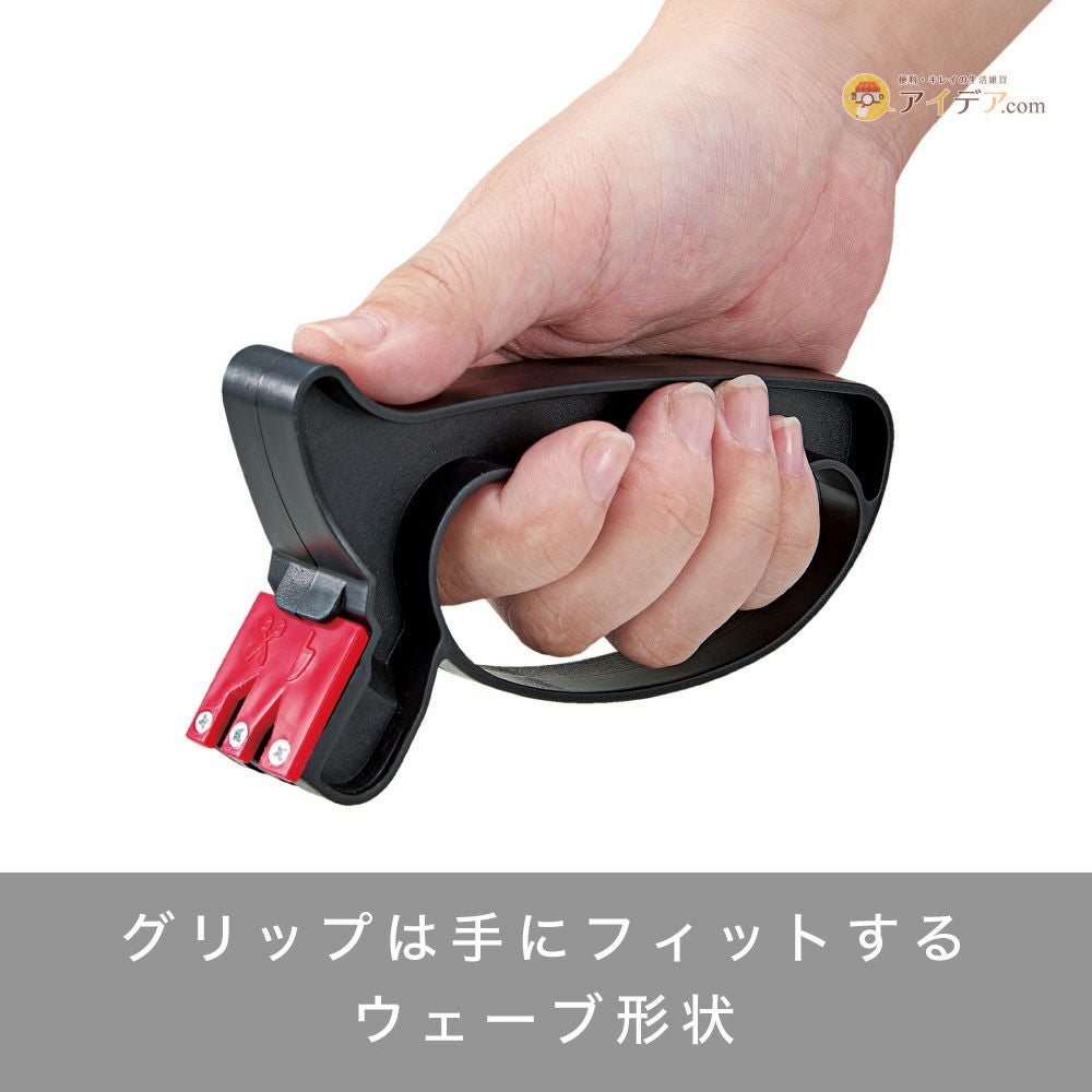 スーッと2・3回 滑らせるだけで 切れ味復活！ダイヤモンドWシャープ