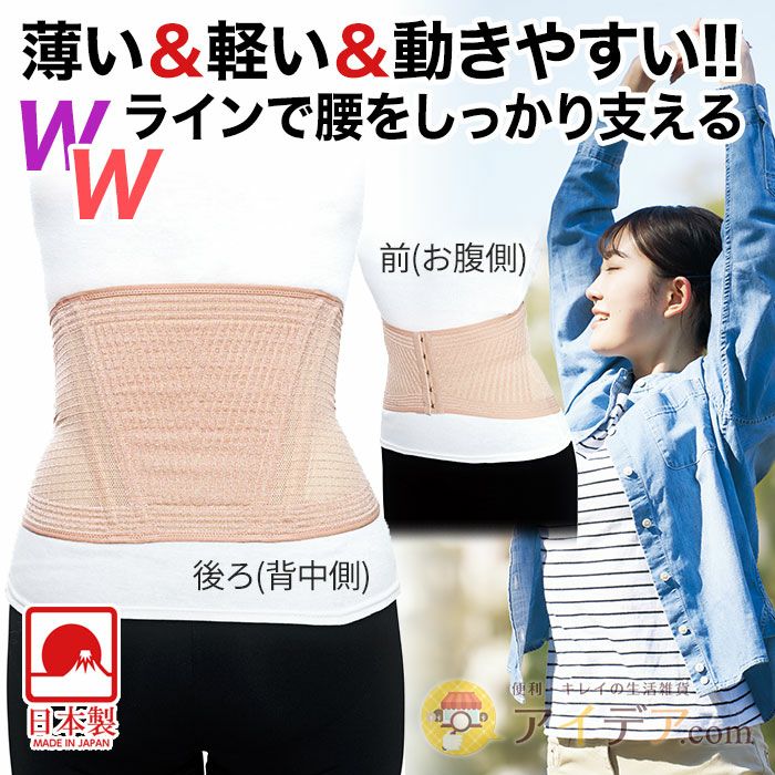 極薄腰痛対策WWラインサポーター [コジット ] | コジット公式ストア