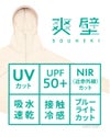 サンブロックラボ Sun Block LAB 爽壁 フェイスガードUVパーカー