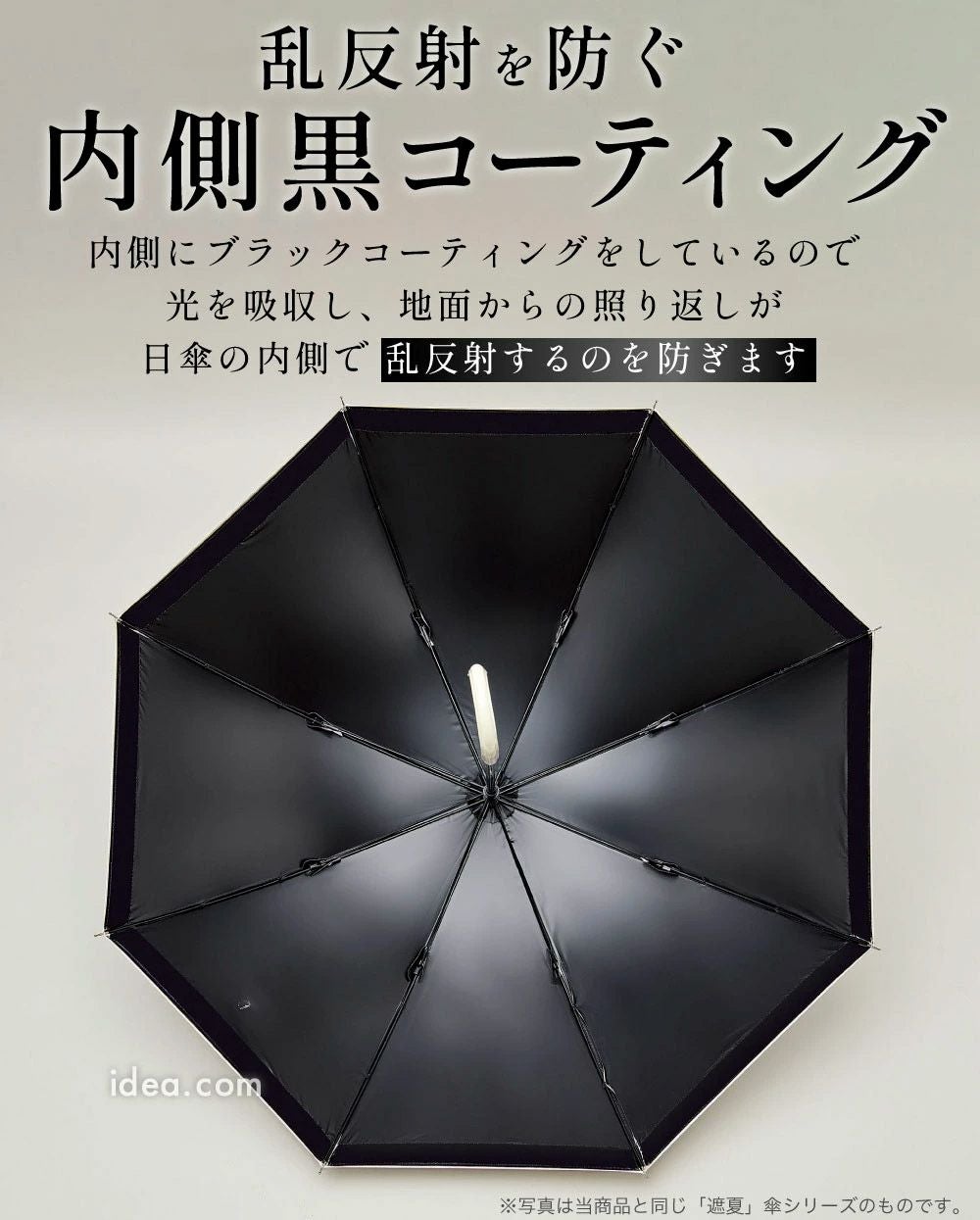 Mattブラック サンブロックラボ Sun Block Labo 遮夏クール晴雨兼用傘